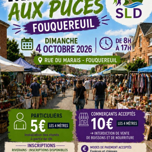Marché aux puces 2026 rue du marais
